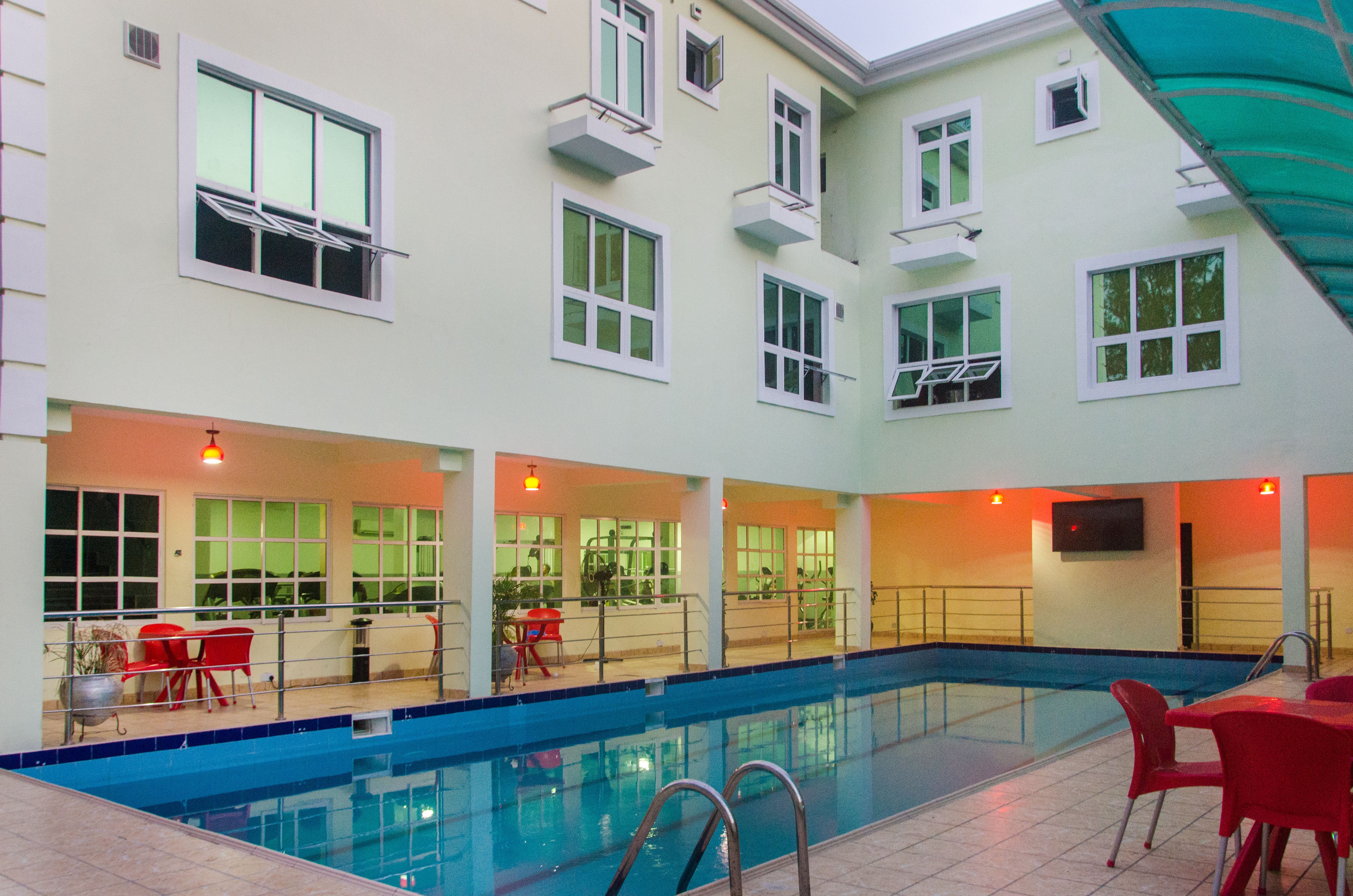 Swimming pool at Heights Lekki