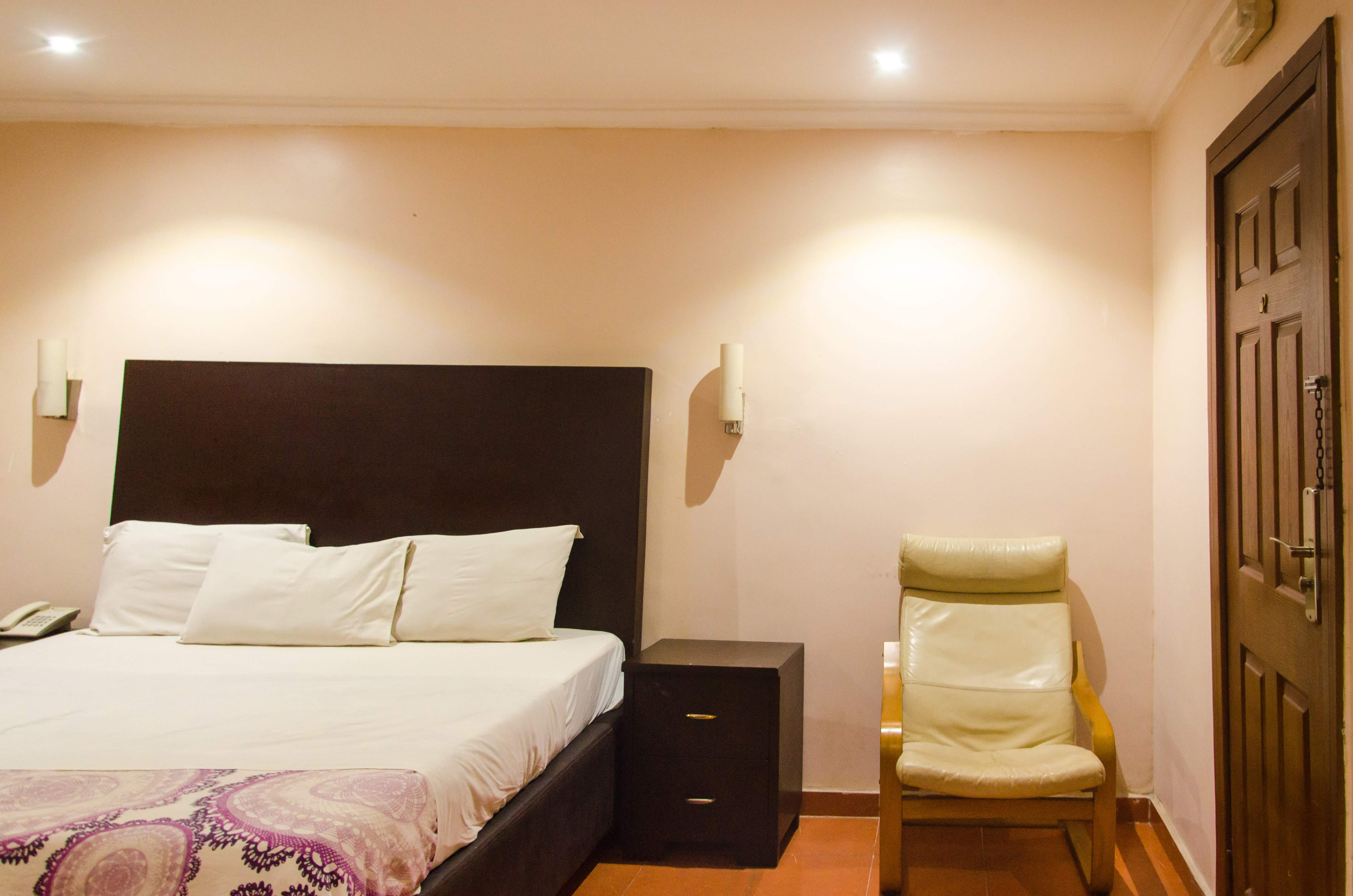 Guest room at Heights Victoria Island